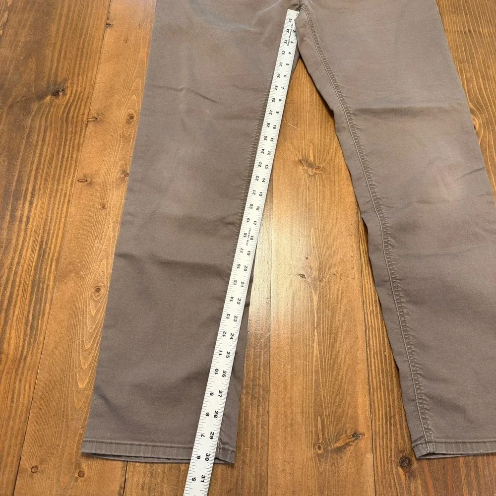 Prana Slim Fit Bridger Jeans Men 34x32 Brown Denim Straight Stretch Casual